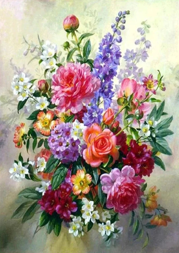 Colorful Flower | Diamond Painting