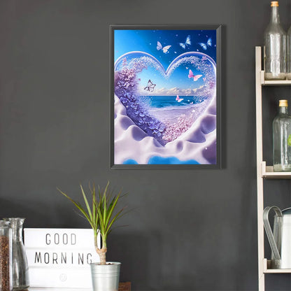 Beach Love Butterfly | Diamond Painting