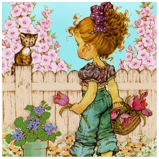 Beautiful Girl | Cross Stitch Embroidery