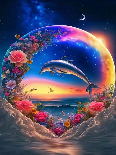 Dolphin | Cross Stitch Embroidery