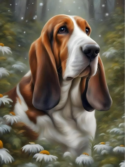 Dog Basset Hound | Diamond Painting
