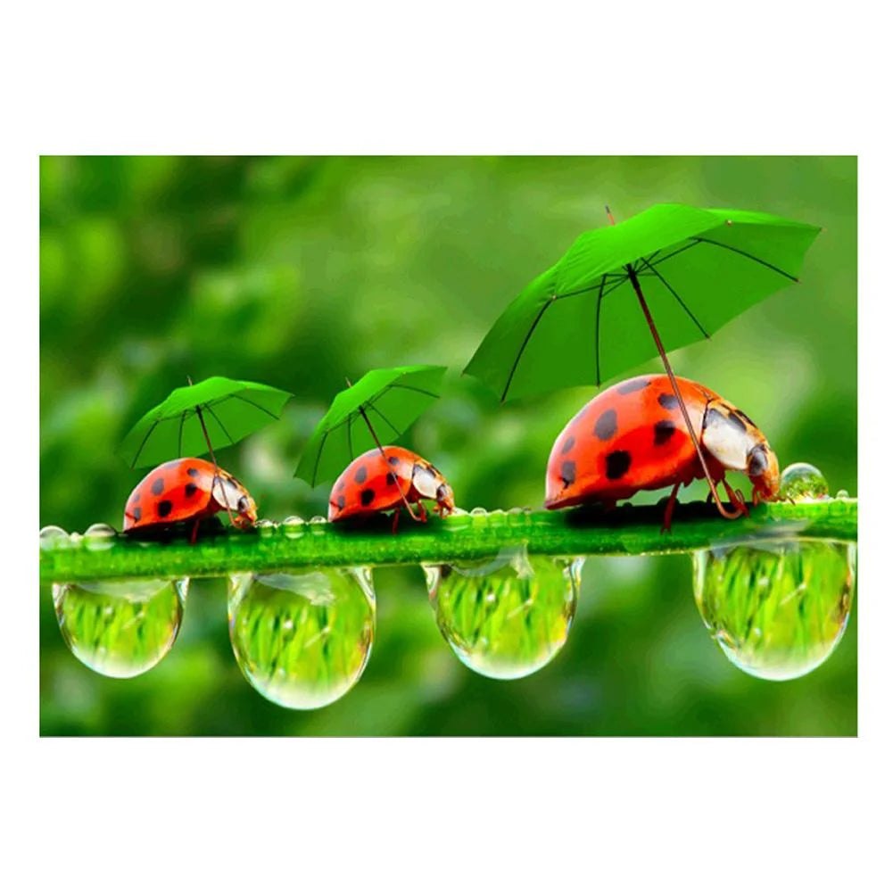 Ladybug Flower | Diamond Painting