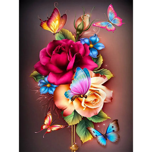 Butterfly Flower | Diamond Painting