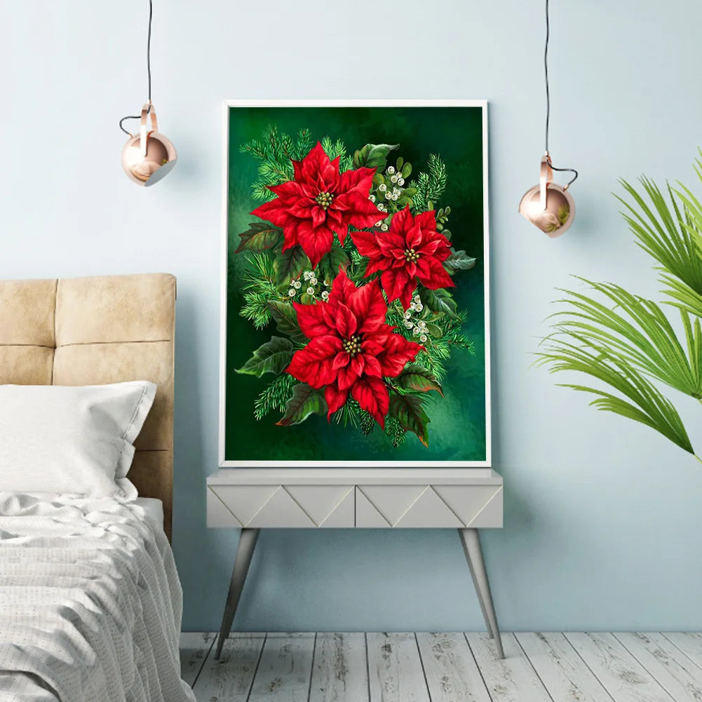 Red Flower | Diamond Painting