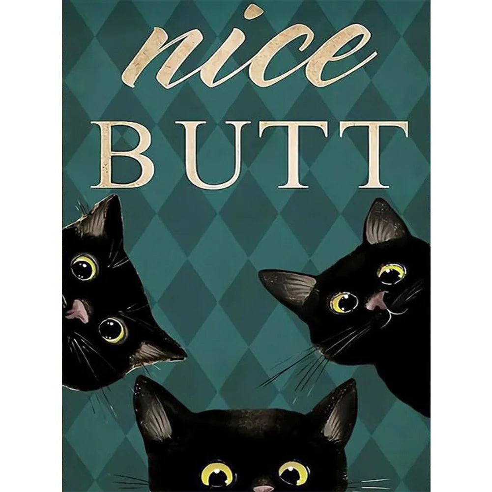 Black Cat | Cross Stitch Embroidery