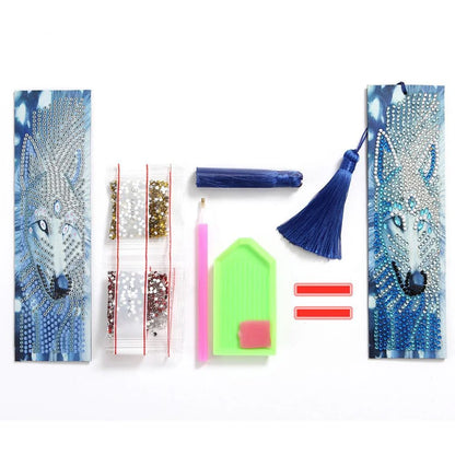 Diy Diamond Painting Leather Bookmark