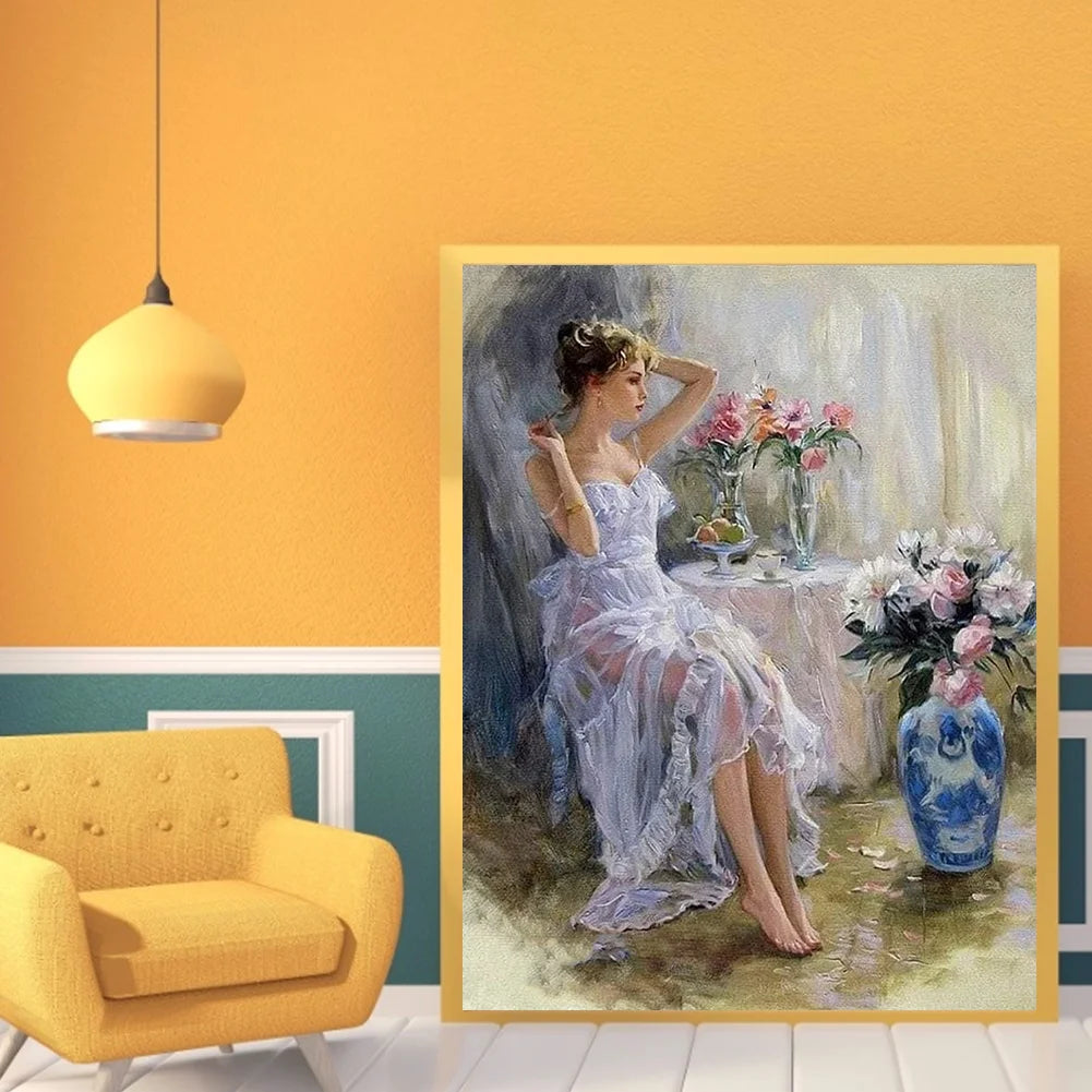 Beautiful Girl | Diamond Painting