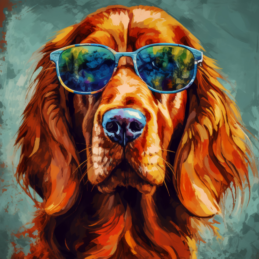 Irish Setter Dog | Diamond Painting