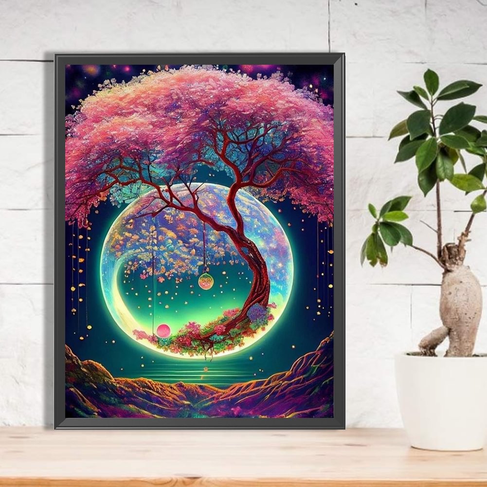 Tree Flower | Diamond Painting