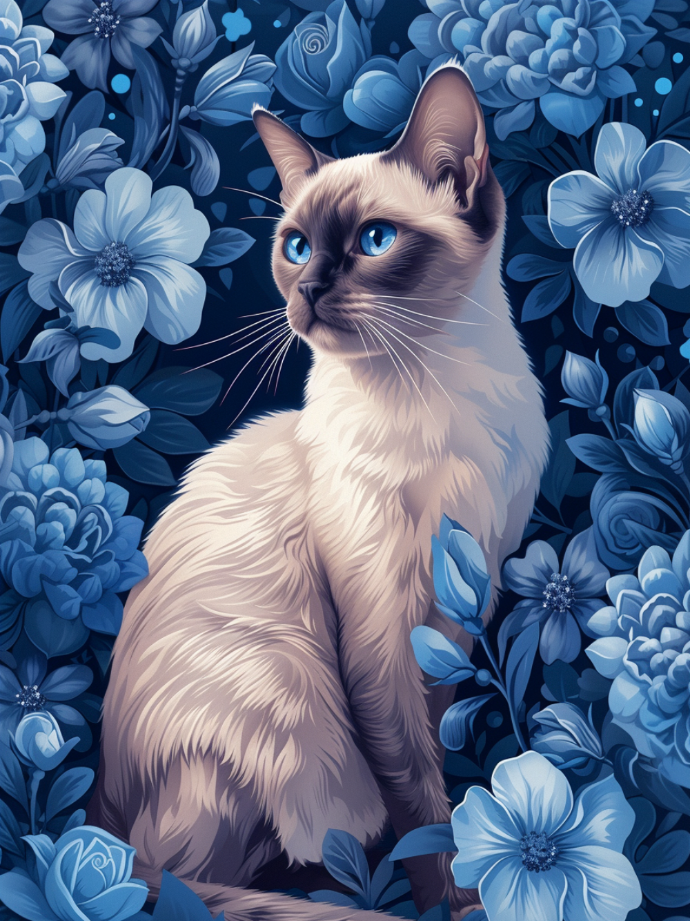 Siamese Cat | Diamond Painting