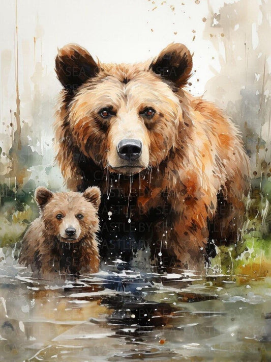 Brown Bear | Diamond Painting