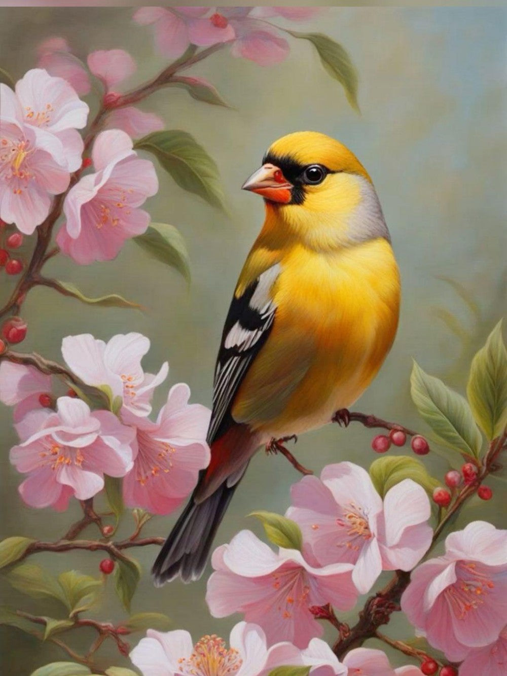 Birds and Flowers | Diamond Painting