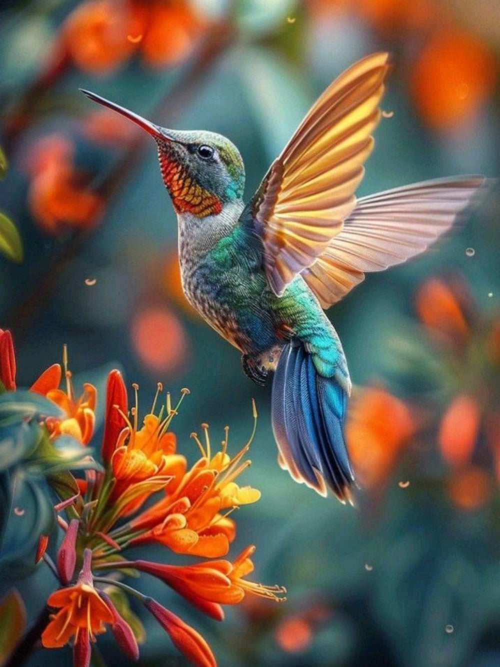 Hummingbird | Diamond Painting