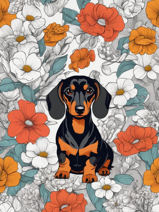 Dachshund Dog | Diamond Painting