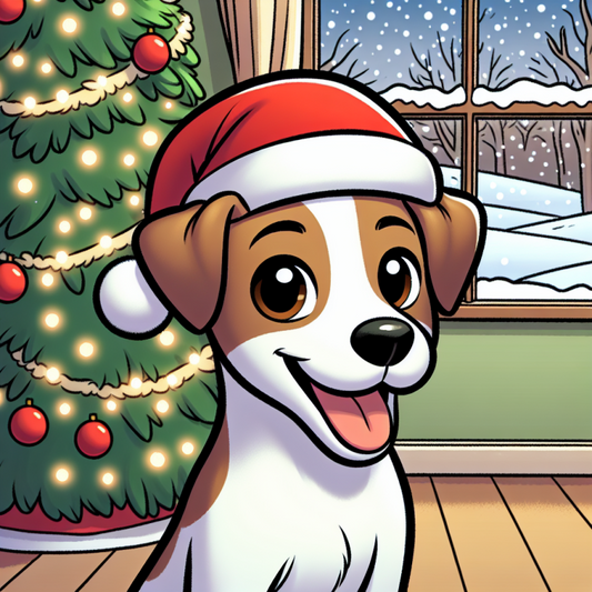 Christmas Dog | Diamond Painting