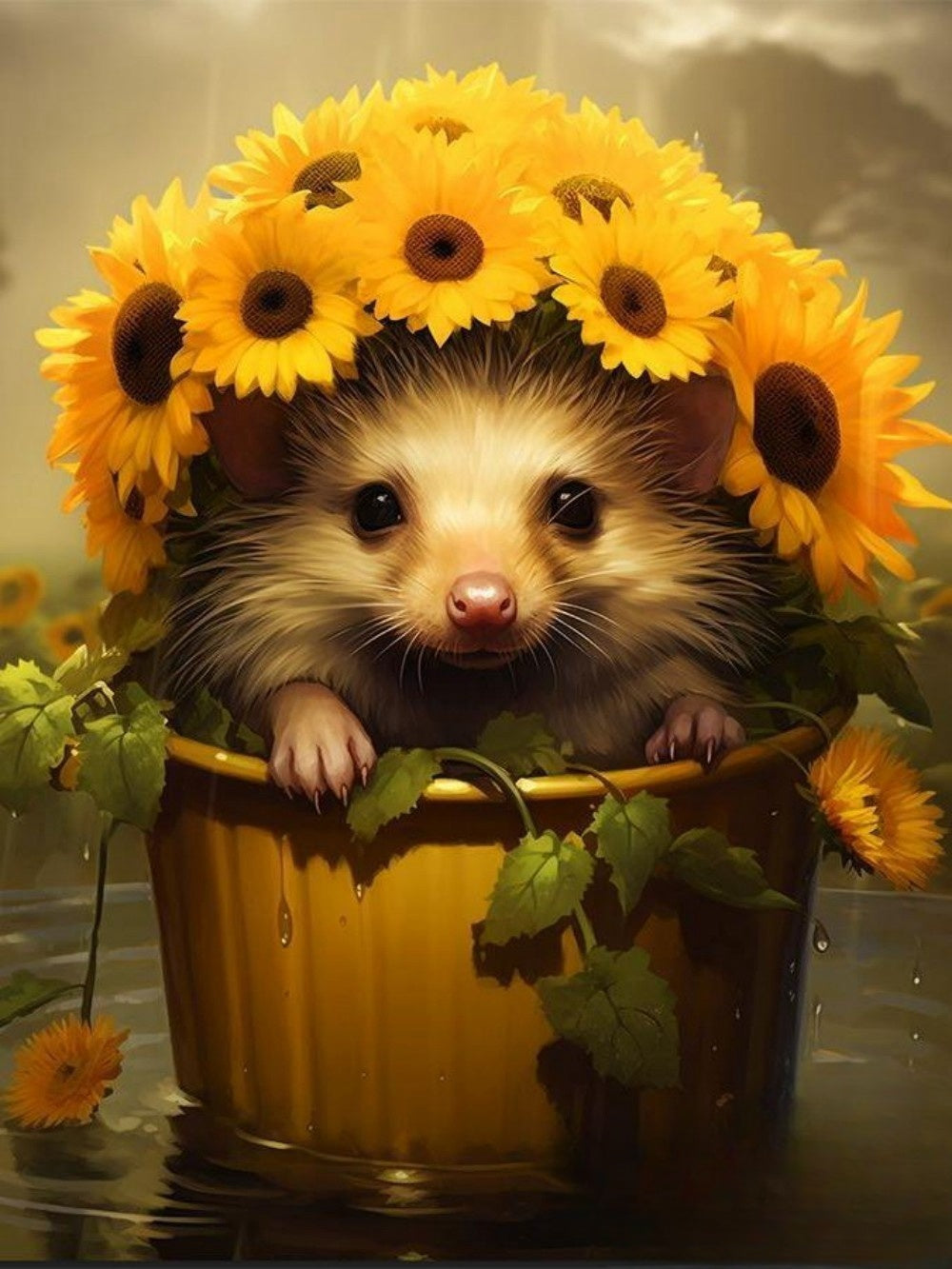 Hedgehog | Diamond Painting