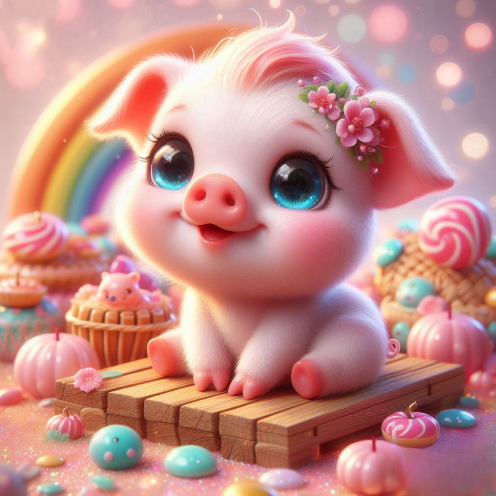 Pig | Diamond Painting
