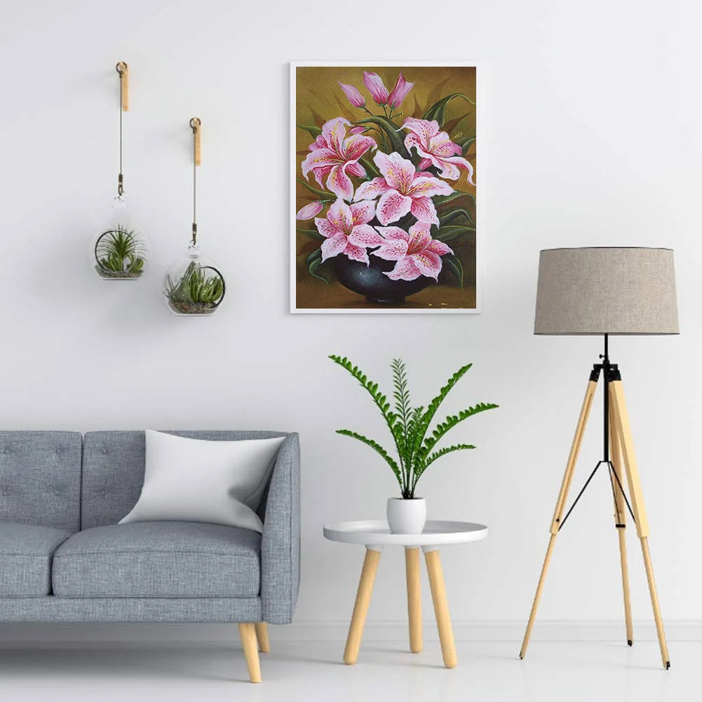 Pink Flower | Diamond Painting