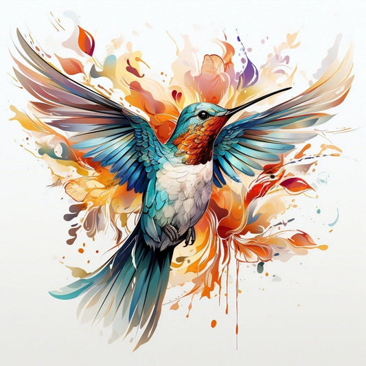 Hummingbird | Cross Stitch Embroidery