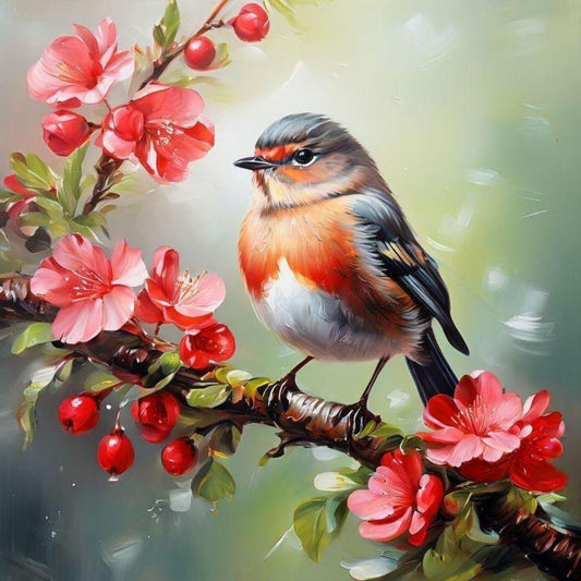 Birds and Flowers | Diamond Painting