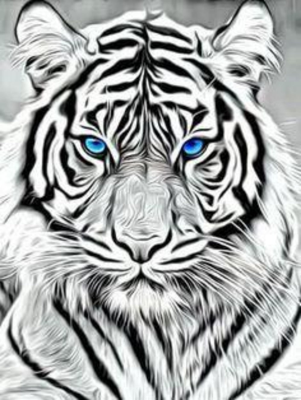 White Tiger | Diamond Painting