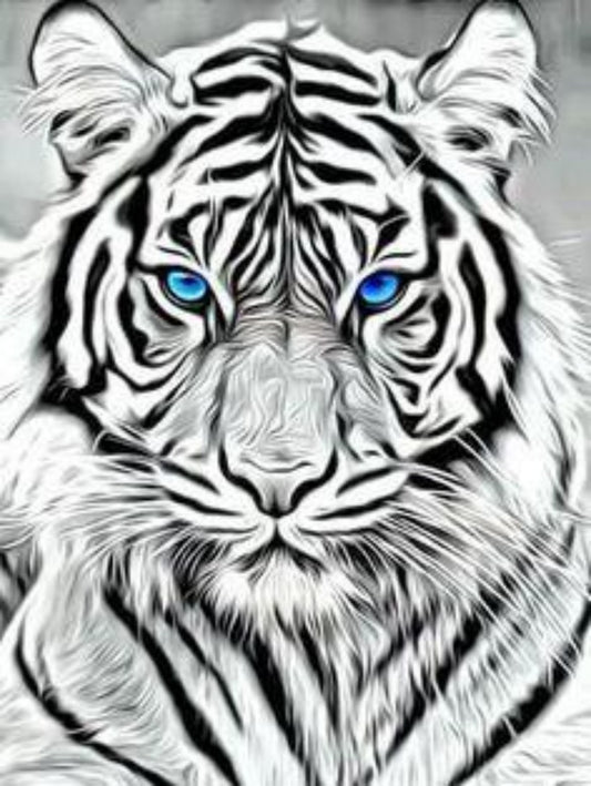 White Tiger | Diamond Painting