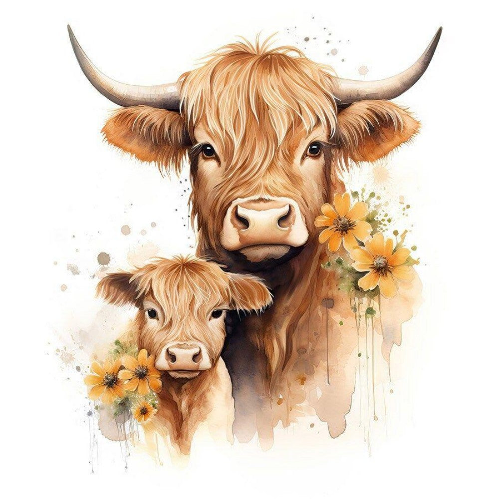 Highland Cow | Diamond Painting