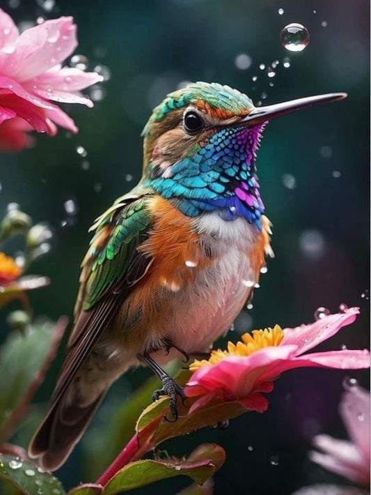 Birds and Flowers | Diamond Painting