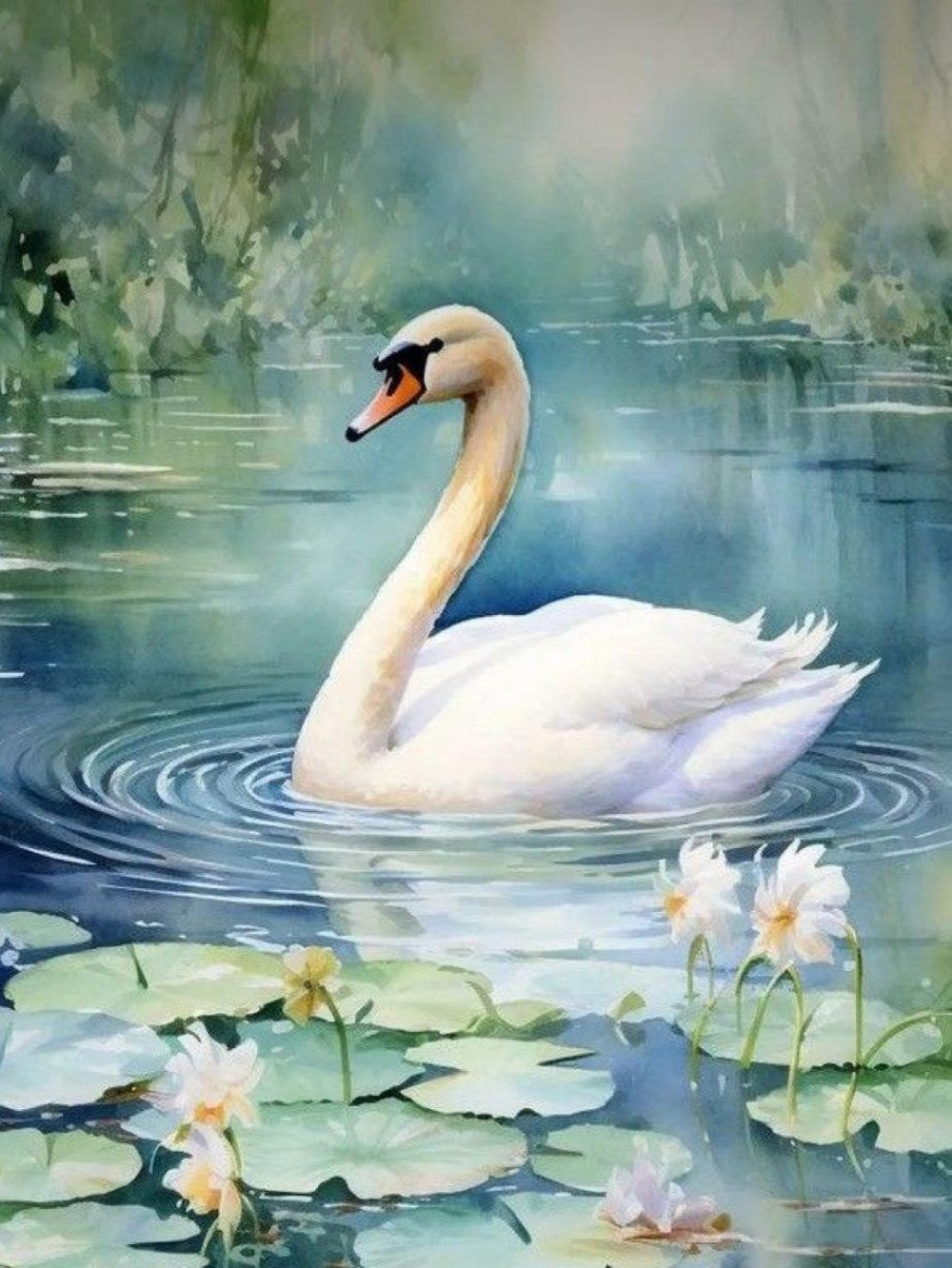 Swan | Diamond Painting