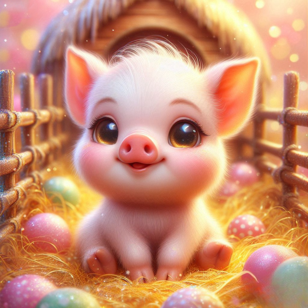Pig | Diamond Painting