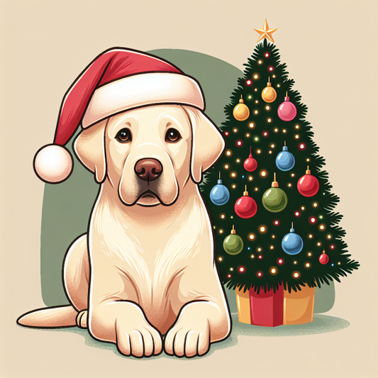 Christmas Dog | Diamond Painting