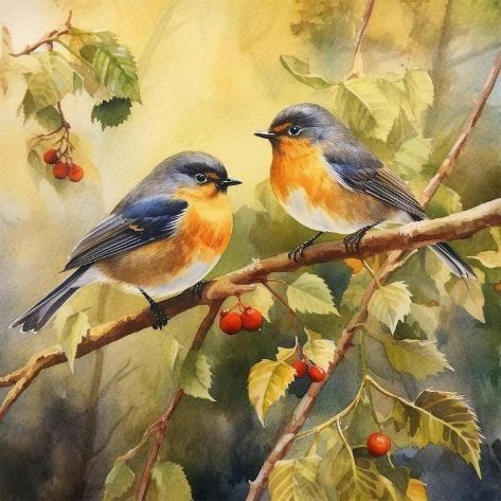 Robin Bird | Diamond Painting