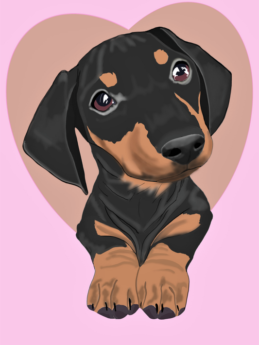 Dachshund Dog | Diamond Painting