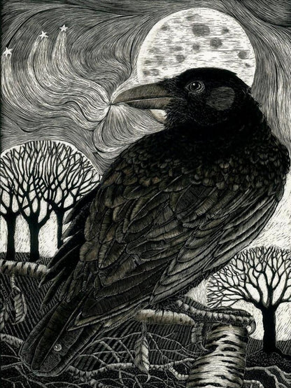 Crow | Diamond Painting