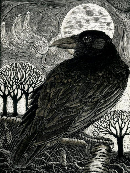 Crow | Diamond Painting
