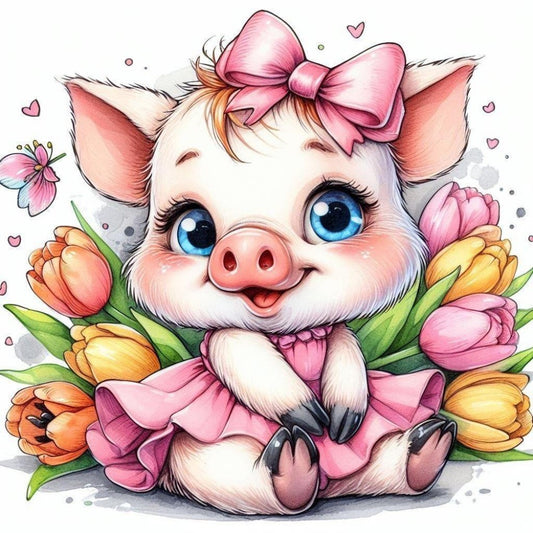 Pig | Diamond Painting