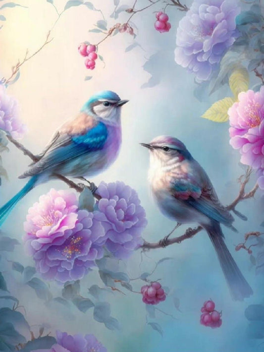 Birds and Flowers | Diamond Painting