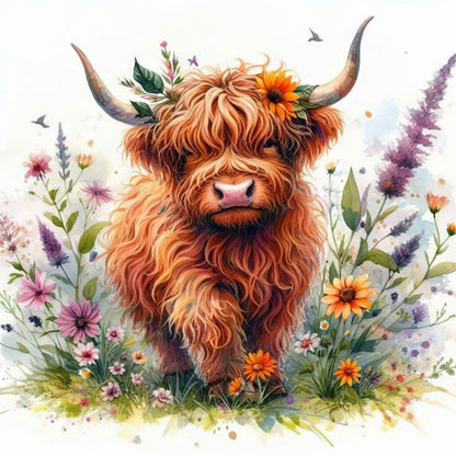 Highland Cow | Diamond Painting