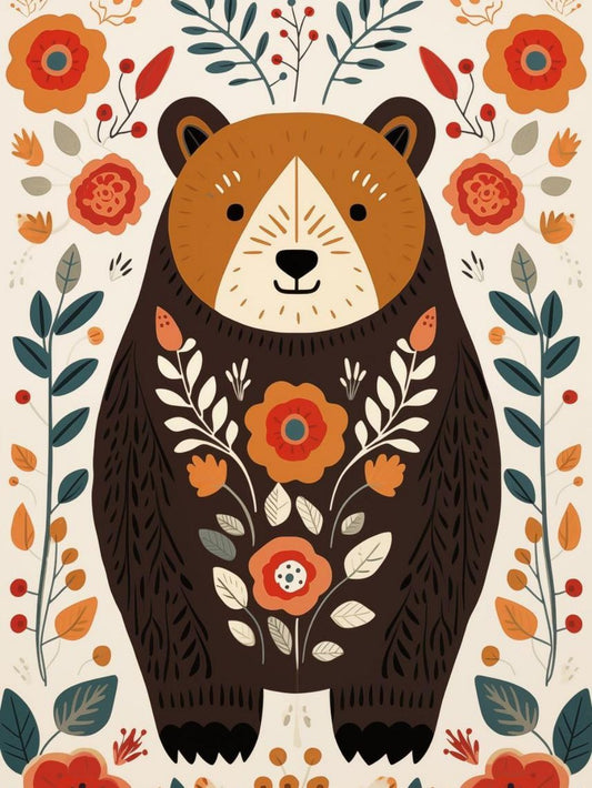 Brown Bear | Diamond Painting