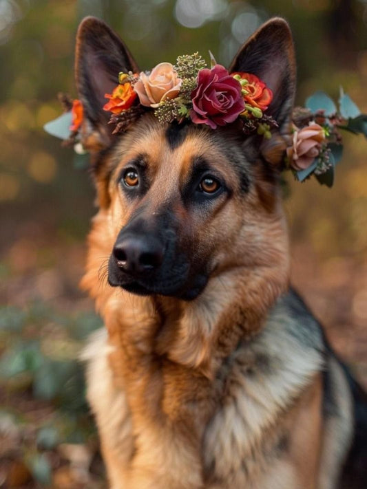 Dog German Shepherd | Diamond Painting