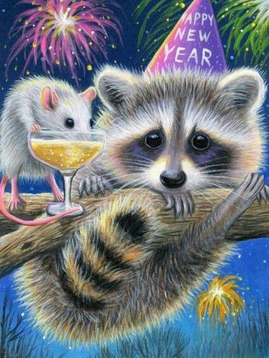 Raccoon | Diamond Painting