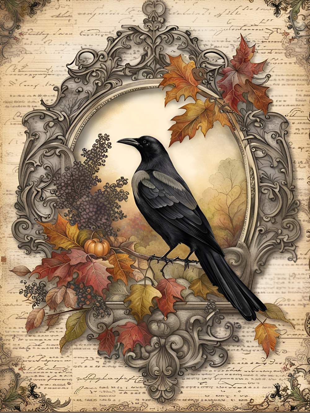 Crow | Diamond Painting