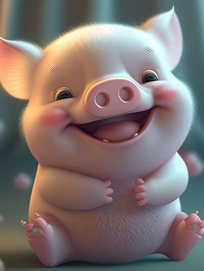 Pig | Diamond Painting