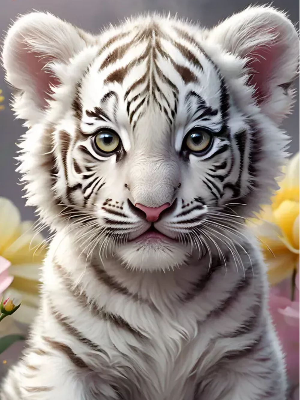 White Tiger | Diamond Painting