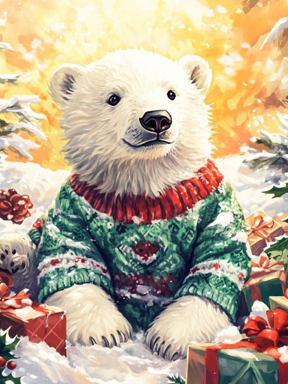 Polar Bear | Diamond Painting