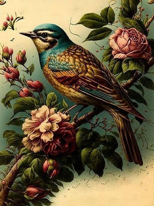 Birds and Flowers | Diamond Painting