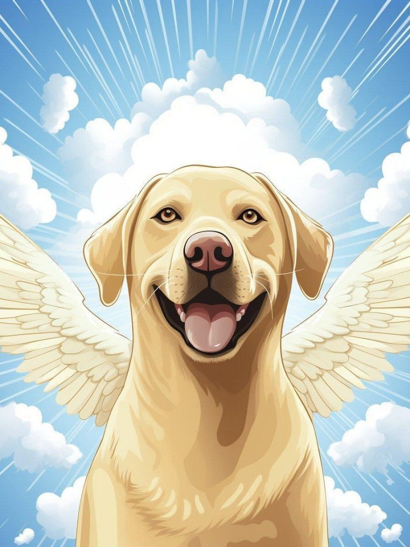 Yellow Labrador Dog | Diamond Painting