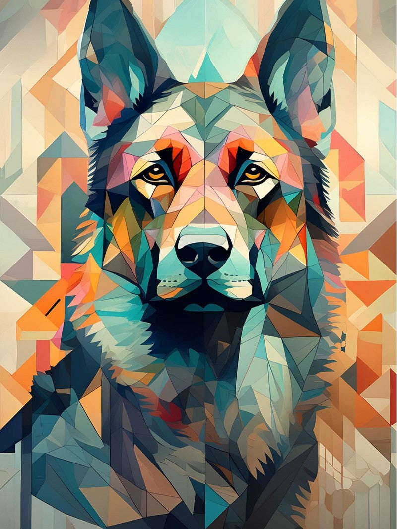 Dog German Shepherd | Diamond Painting
