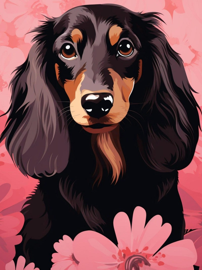 Dachshund Dog | Diamond Painting