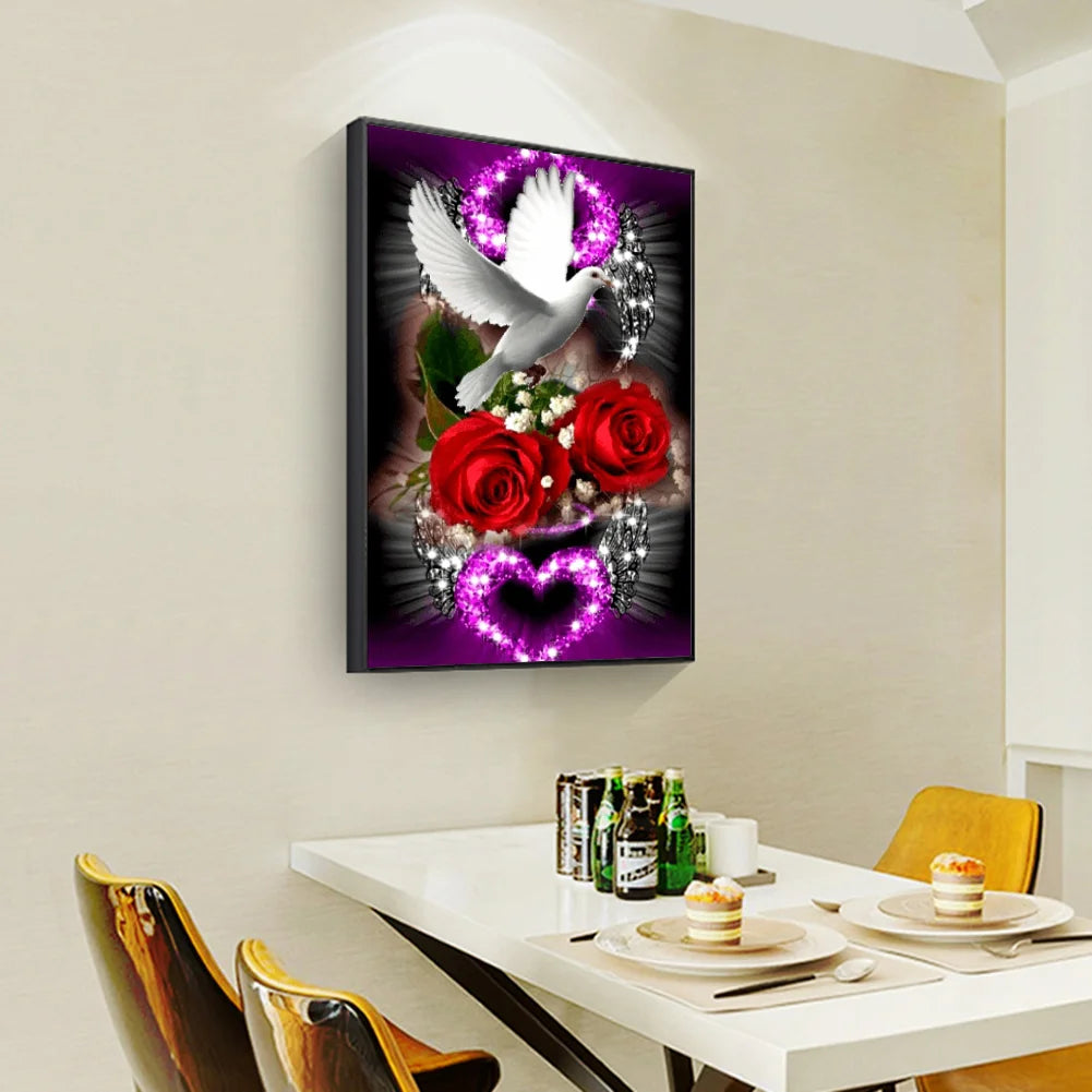 Pigeon Flower | Diamond Painting